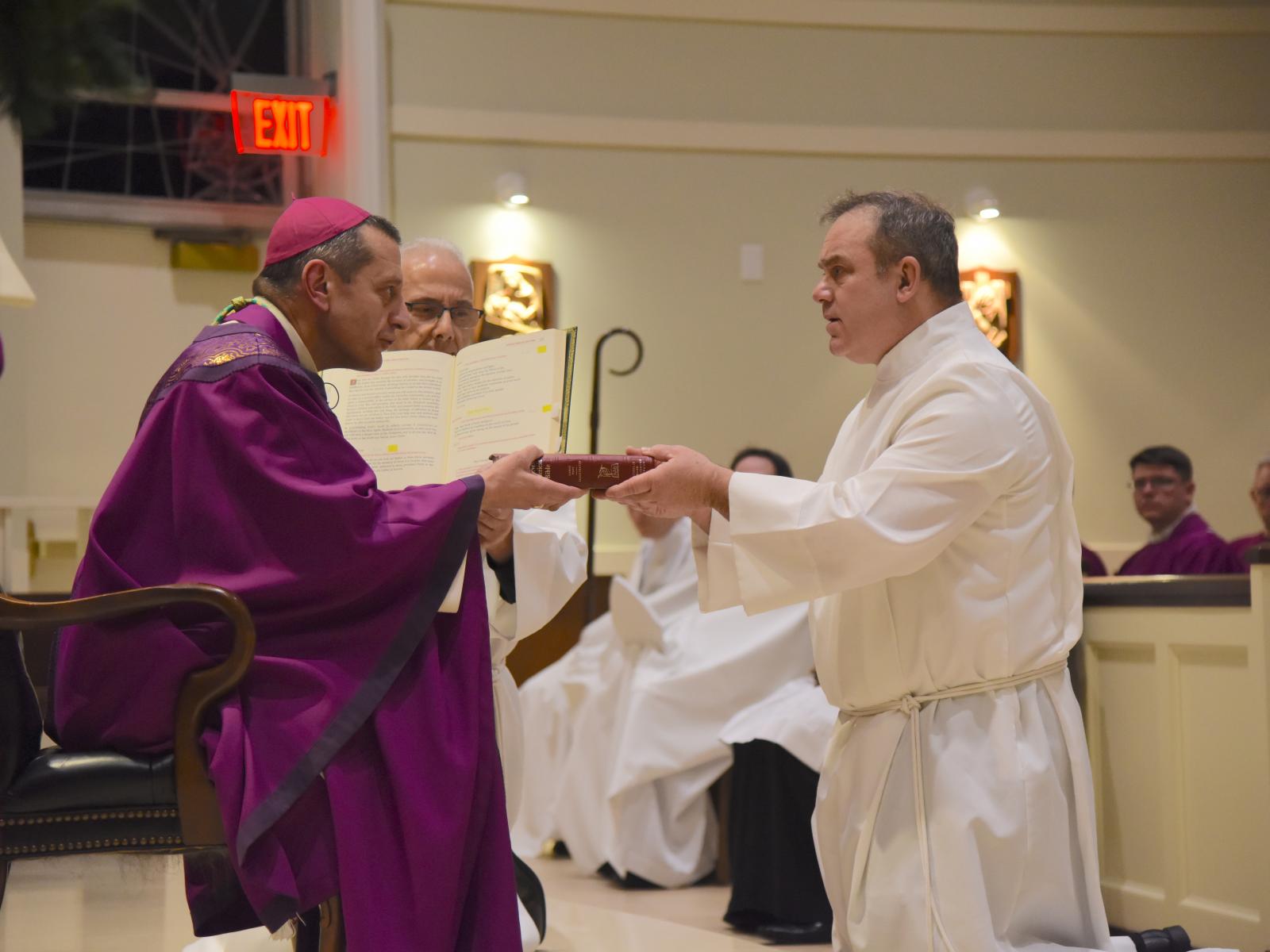 Bishop Frank Caggiano Presides over Ministry of Lector 14