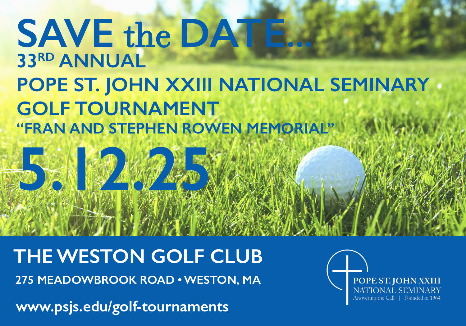 Golf Save the Date 2025