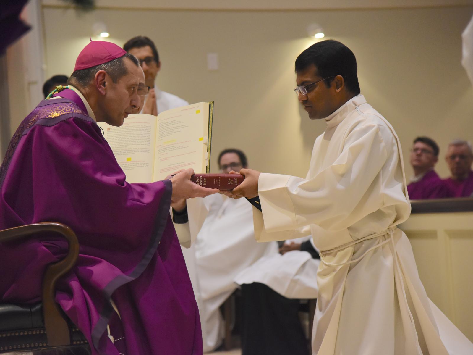 Bishop Frank Caggiano Presides over Ministry of Lector 9