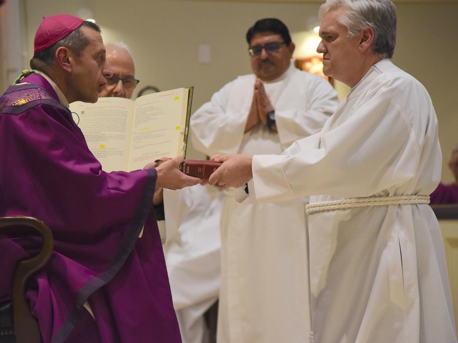 Bishop Frank Caggiano Presides over Ministry of Lector 12