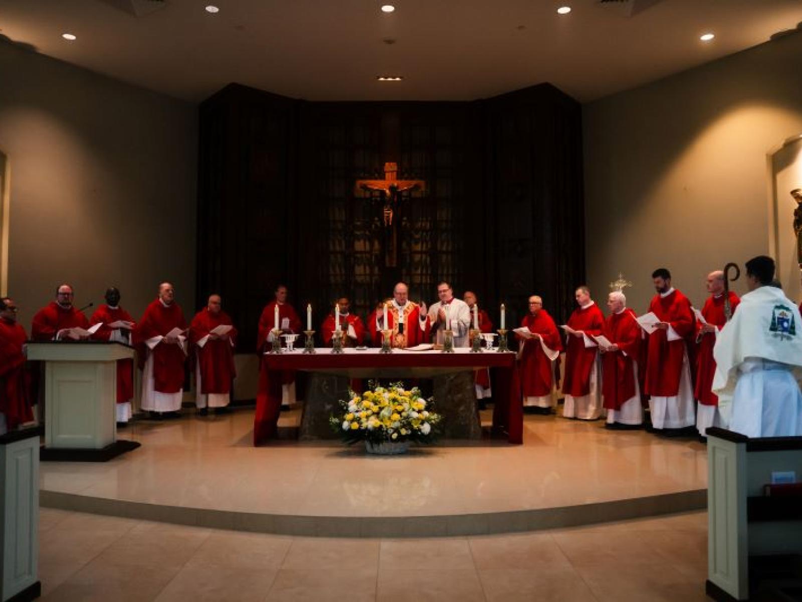 priests at the altar